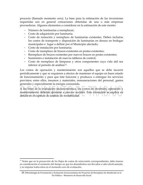 documento de trabajo metodologÃ­a para la formulaciÃ³n y evaluaciÃ³n ...