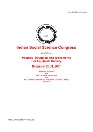 Indian Social Science Congress - Shreemati Nathibai Damodar ...