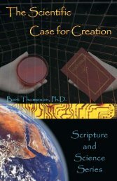 The Scientific Case for Creation - Apologetics Press