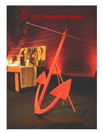 13th CEC Assembly Report - Conference of European Churches
