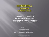 new developments in marine and aerial dispersant spray ... - Interspill