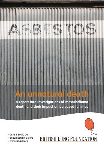 An unnatural death - British Lung Foundation