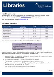 Inter-Library Loans - Insight – University of Gloucestershire