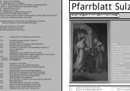 Pfarrblatt Sulz