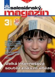 SalesiÃ¡nskÃ½ magazÃ­n Ä. 3/2007 - SalesiÃ¡ni Dona Boska