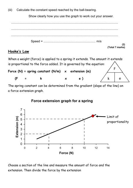 Physics Unit 2 Revision (Higher tier)