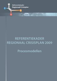 REFERENTIEKADER REGIONAAL CRISISPLAN 2009 ... - NIFV