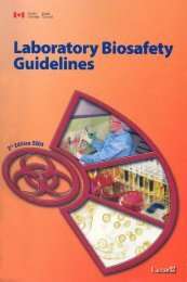 The Laboratory Biosafety Guidelines - 3rd Edition