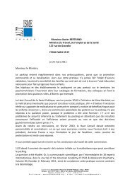 Lettre à M. Xavier Bertrand, ministre du travail, de l ... - Autisme France