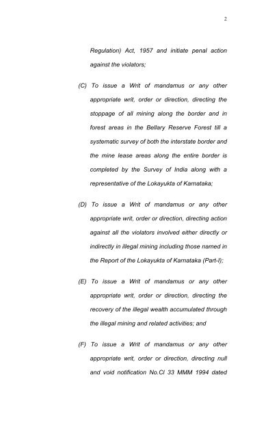 central empowered committee report (i) of the cec in writ petition