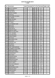 seviye belirleme sınavı 4. sınıf no adı soyadı sınıfı ... - İhlas Koleji