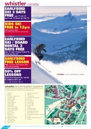 whistlercanada - Travelplan Ski