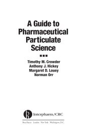 A Guide to Pharmaceutical Particulate Science