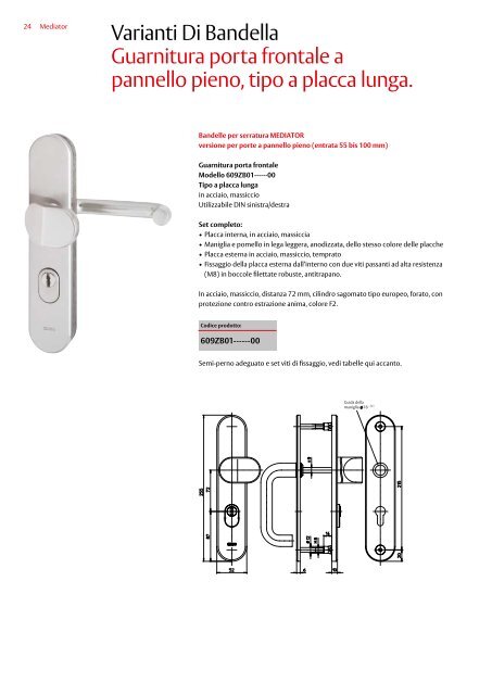 Mediator Informazioni Tecnico - ASSA ABLOY