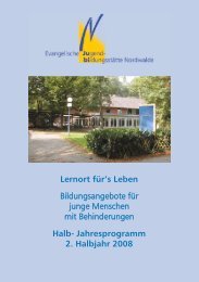 Lernort für's Leben - Evangelische Jugend von Westfalen