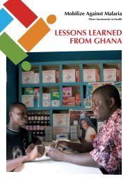 LESSONS LEARNED FROM GHANA
