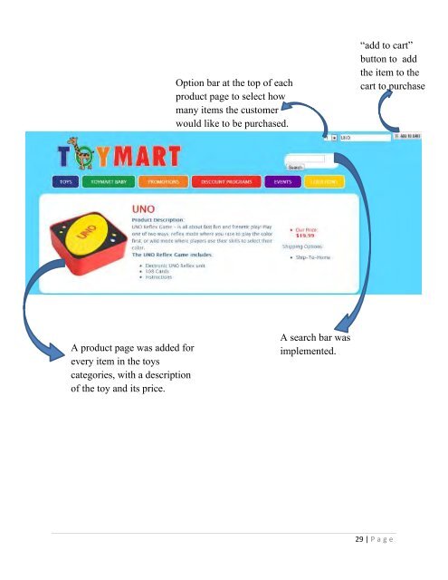 Project Title: Toymart eCommerce Website Group 4 - Home