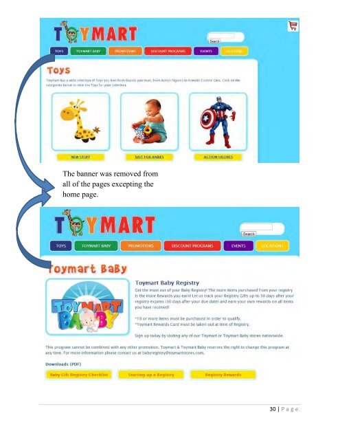 Project Title: Toymart eCommerce Website Group 4 - Home
