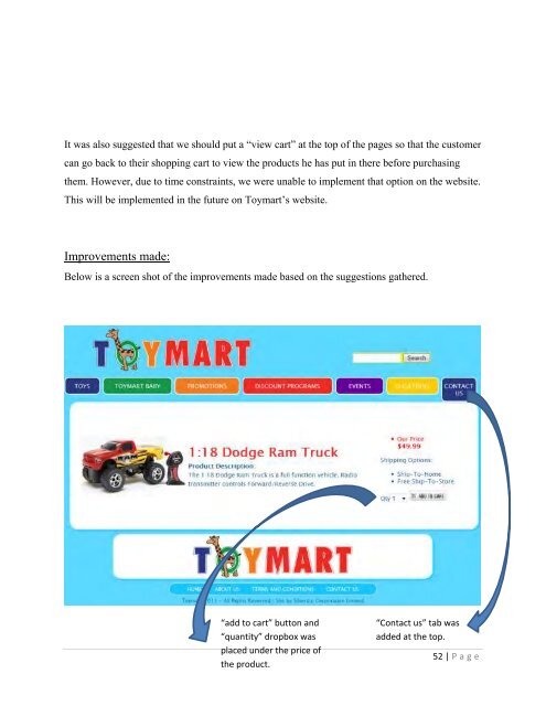 Project Title: Toymart eCommerce Website Group 4 - Home