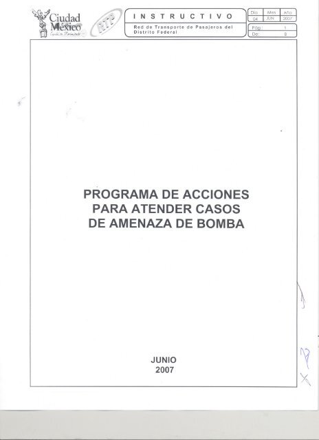 PROGRAMA DE ACCIONES PARA ATENDER CASOS DE ... - RTP