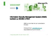 Information Security Management System (ISMS ... - Digicomp