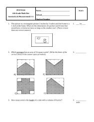 Geometry & Measurement - AEA 267