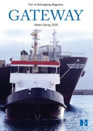 Port of Helsingborg Magazine Winter/Spring 2005 - Helsingborgs ...