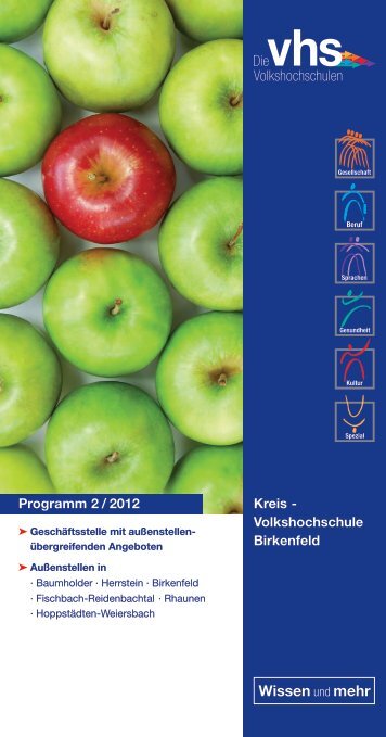 Programm 2 / 2012 Kreis - Volkshochschule Birkenfeld