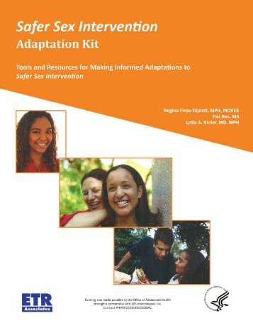 Safer Sex Intervention Adaptation Kit - ETR Associates