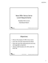 New Offer vs Serve Requirements PowerPoint - Region 1