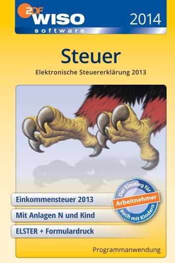 WISO Steuer 2014: Bedienanleitung