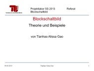 Blockschaltbild - Projektlabor - TU Berlin