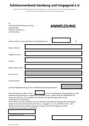 ANMELDUNG - SchÃ¼tzenverband Hamburg und Umgegend eV