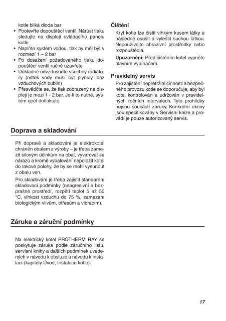 Protherm - elektrokotel ke staÅ¾enÃ­ v PDF formÃ¡tu - HS CONSULT, s.r.o.