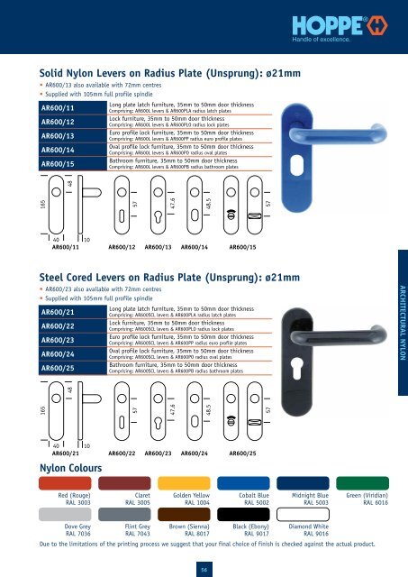 HOPPE (UK) Ltd - Swiss Shade