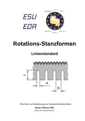 Rotations-Stanzformen Linienstandard - esuinfo.org