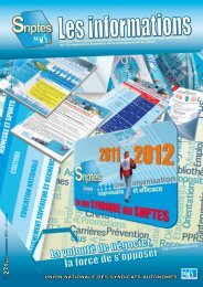 Bulletin d'adhésion au SNPTES - UNSA 2011 / 2012 - unsa snptes
