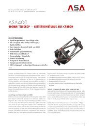 Datenblatt ASA400 - Astro Systeme Austria