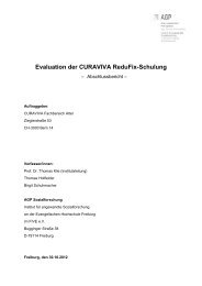 Abschlussbericht ReduFix Schweiz - AGP