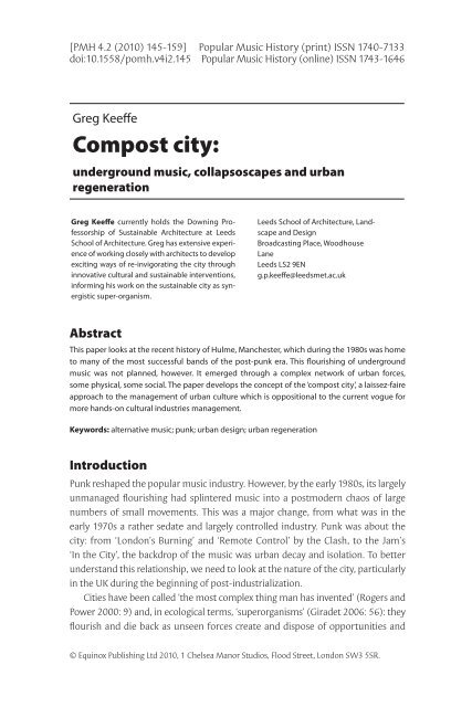 Compost city: - MFC home page