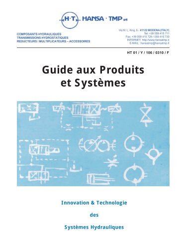 Guide aux Produits et SystÃ¨mes - HANSA-TMP