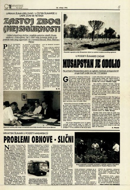 HRVATSKE ŠUME 35 (28.5.1994)