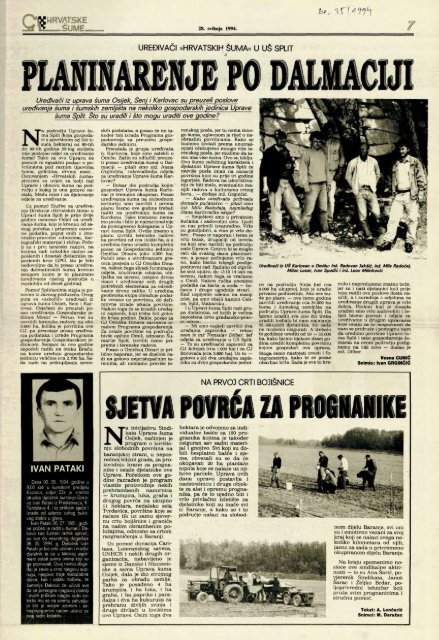 HRVATSKE ŠUME 35 (28.5.1994)