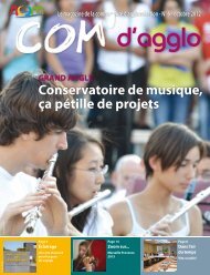 Conservatoire de musique, Ã§a pÃ©tille de projets - ACCM