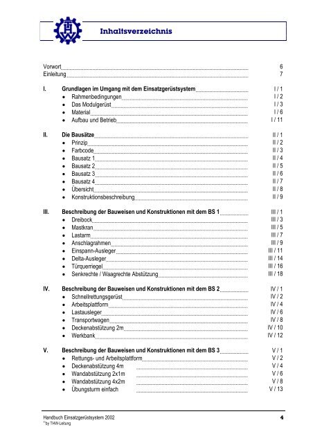 EGS Handbuch - THW Ortsverband NÃ¶rdlingen