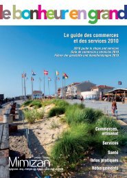 Le guide des commerces et des services 2010 - Mimizan-tourisme ...