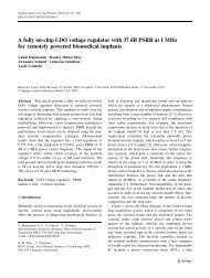 A fully on-chip LDO voltage regulator with 37 dB PSRR at 1 MHz for ...