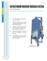 SPECTRUM MICRO MEDIA FILTER - Eco-Tec