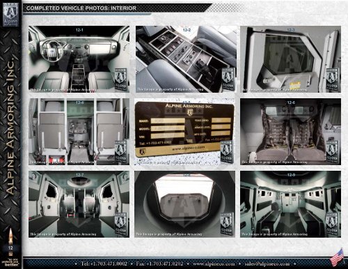 Typically Armored to Level A9/B6+ - Alpine Armoring Inc.