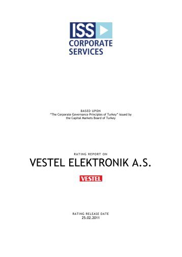 VESTEL ELEKTRONIK A.S.